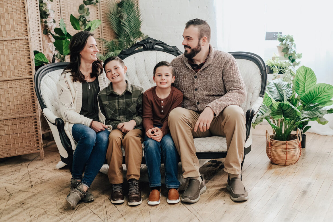 Family photo of the Probate Judge candidate Derek Dalman with their spouse and children